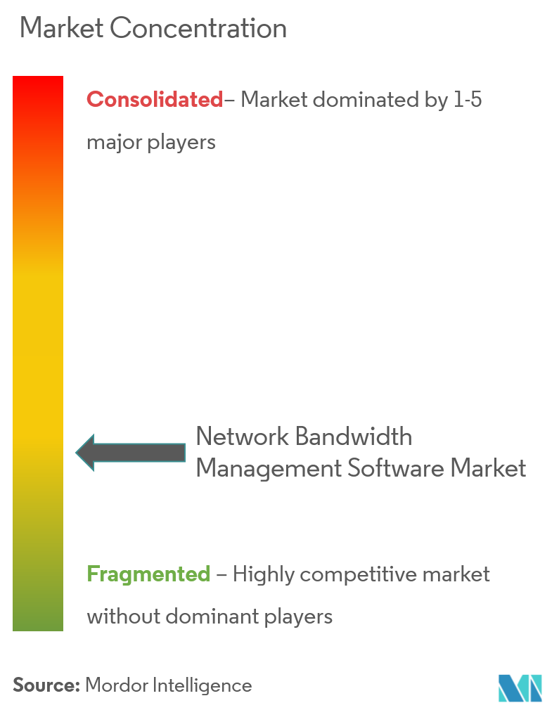 ネットワーク帯域幅管理ソフトウェア市場集中度